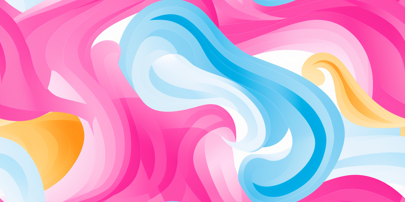 Colorful girly swirl pattern