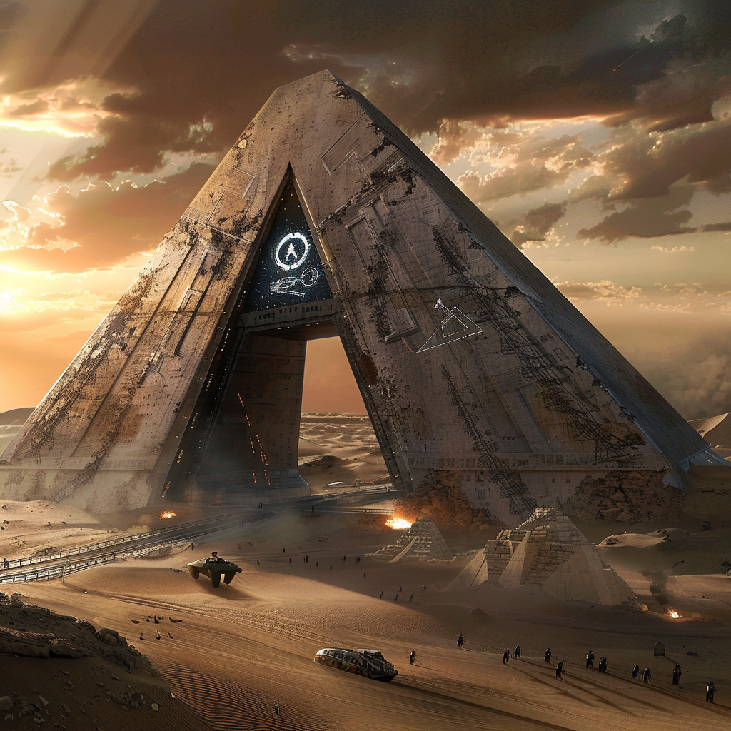 Egypt Giza Stargate Teleport Station