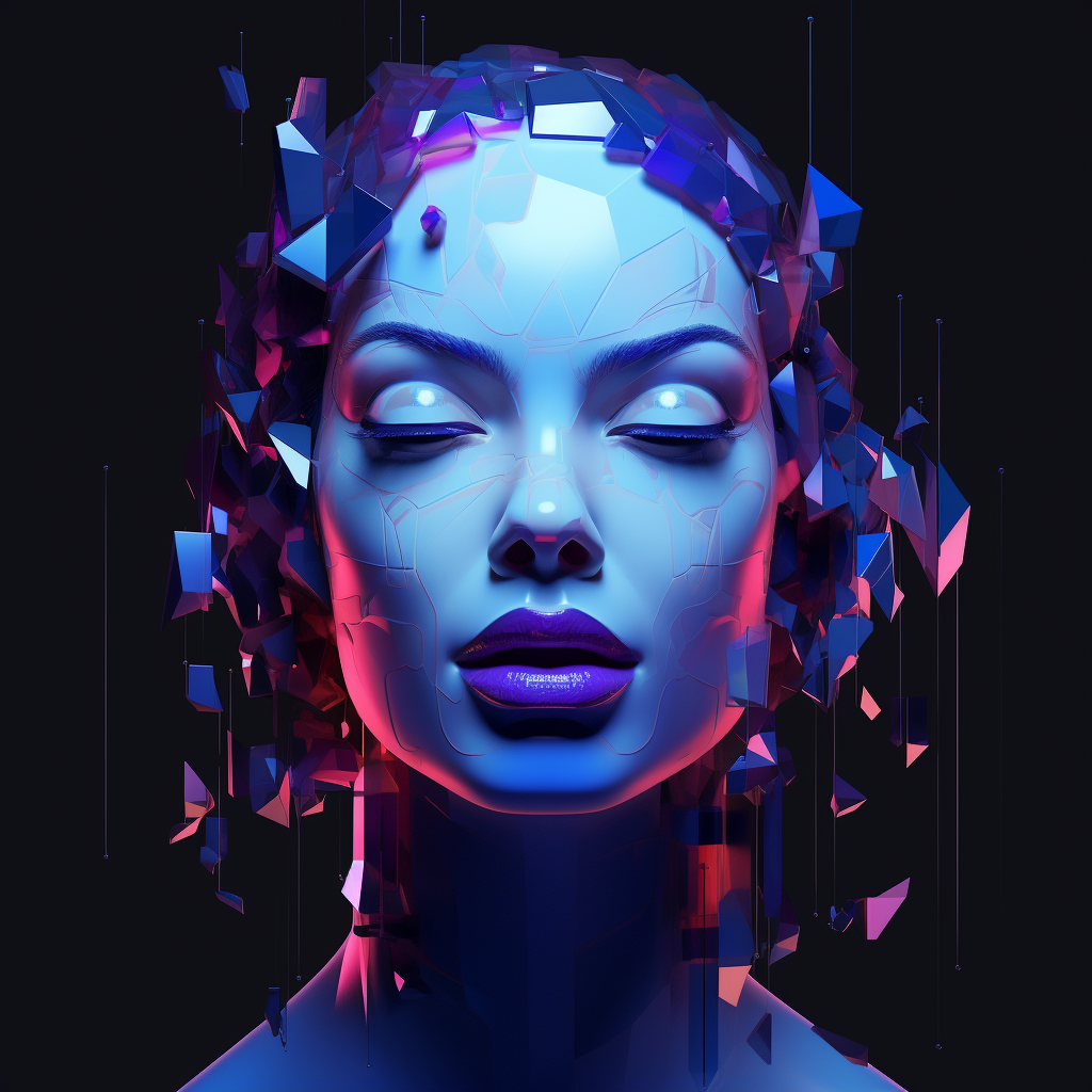 Glass face concept art Alena Aenami