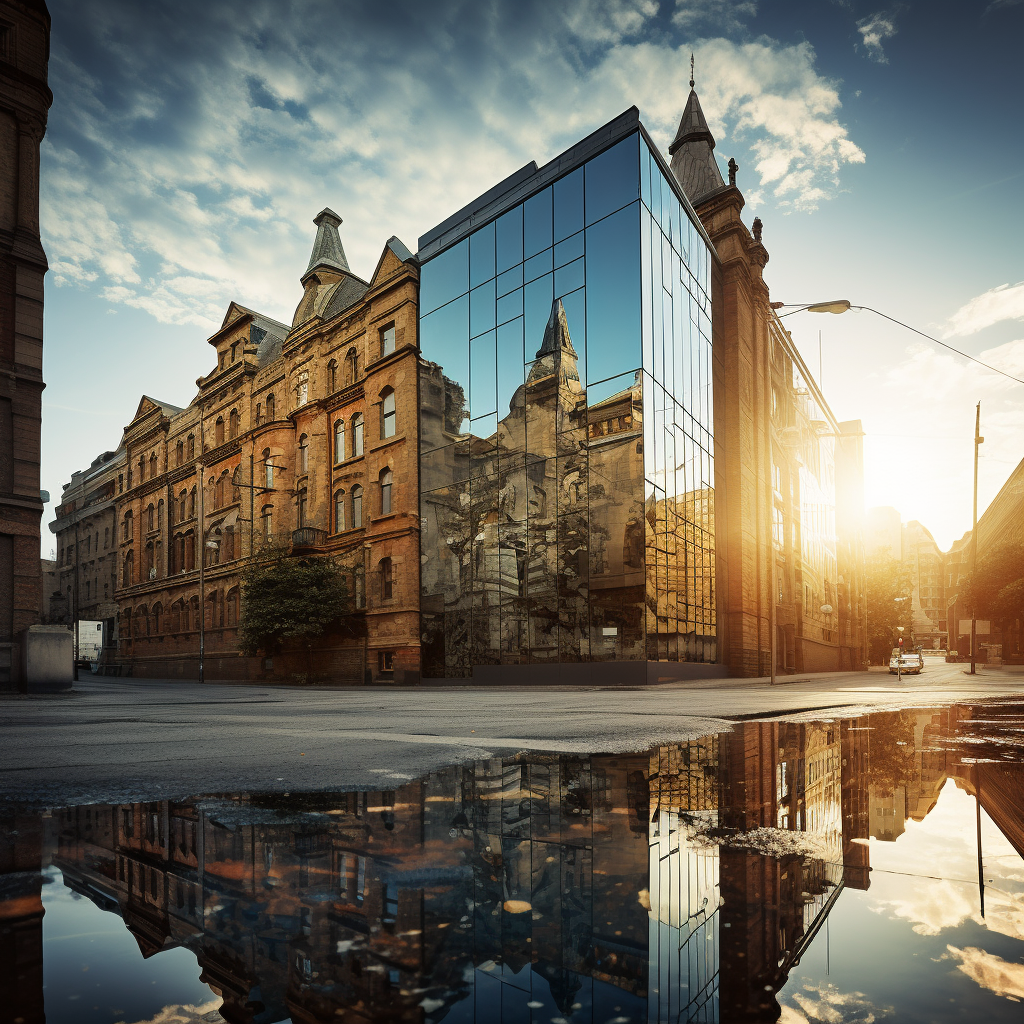 Glass Building Background