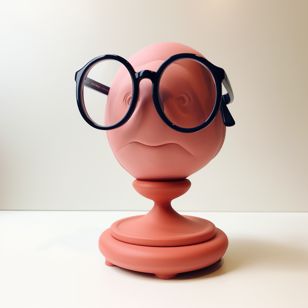 Soft silicone glasses stand