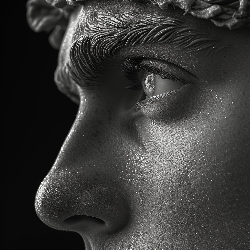 Pericles Ancient Greece Statesman's Gaze 3D Background