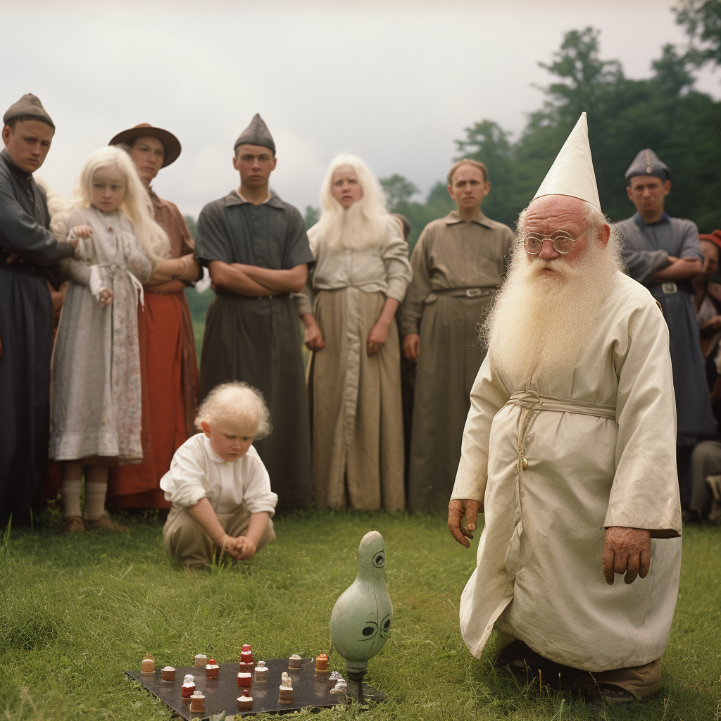 Gnome Swindling Irish Picnic Patrons