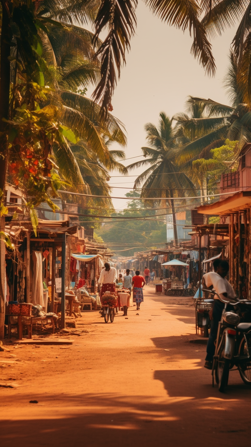 A vibrant view of Goa City