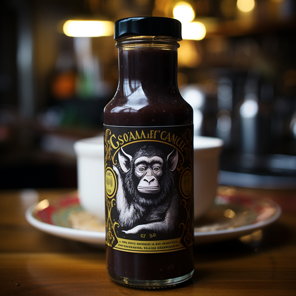 Chimpanzee-friendly Goat Sauce spread on toast