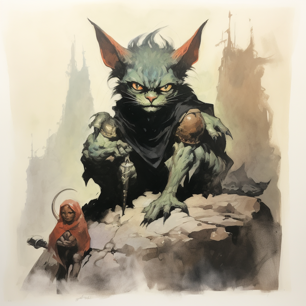 Goblin Cat - Fierce and Fearsome Creature