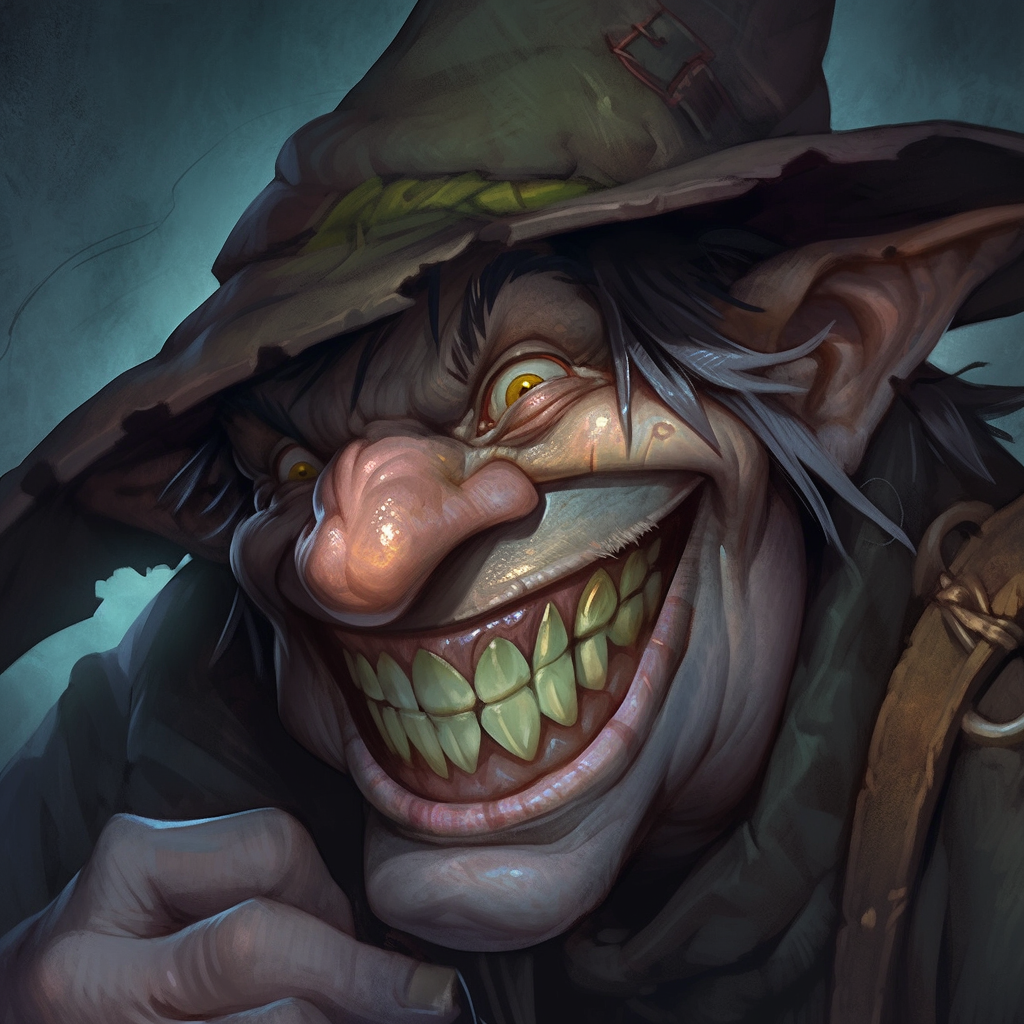 Goblin Doctor Grinning Angrily