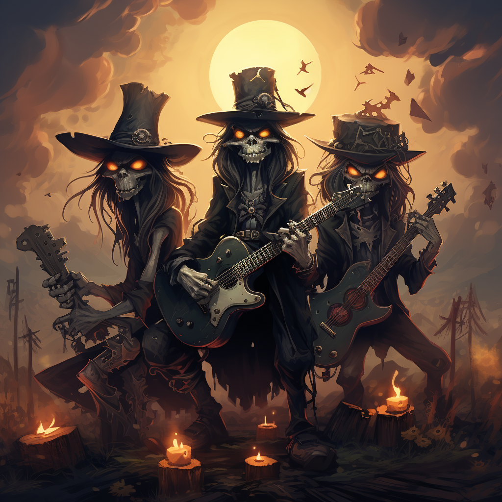 Dark goblin goth metal musicians