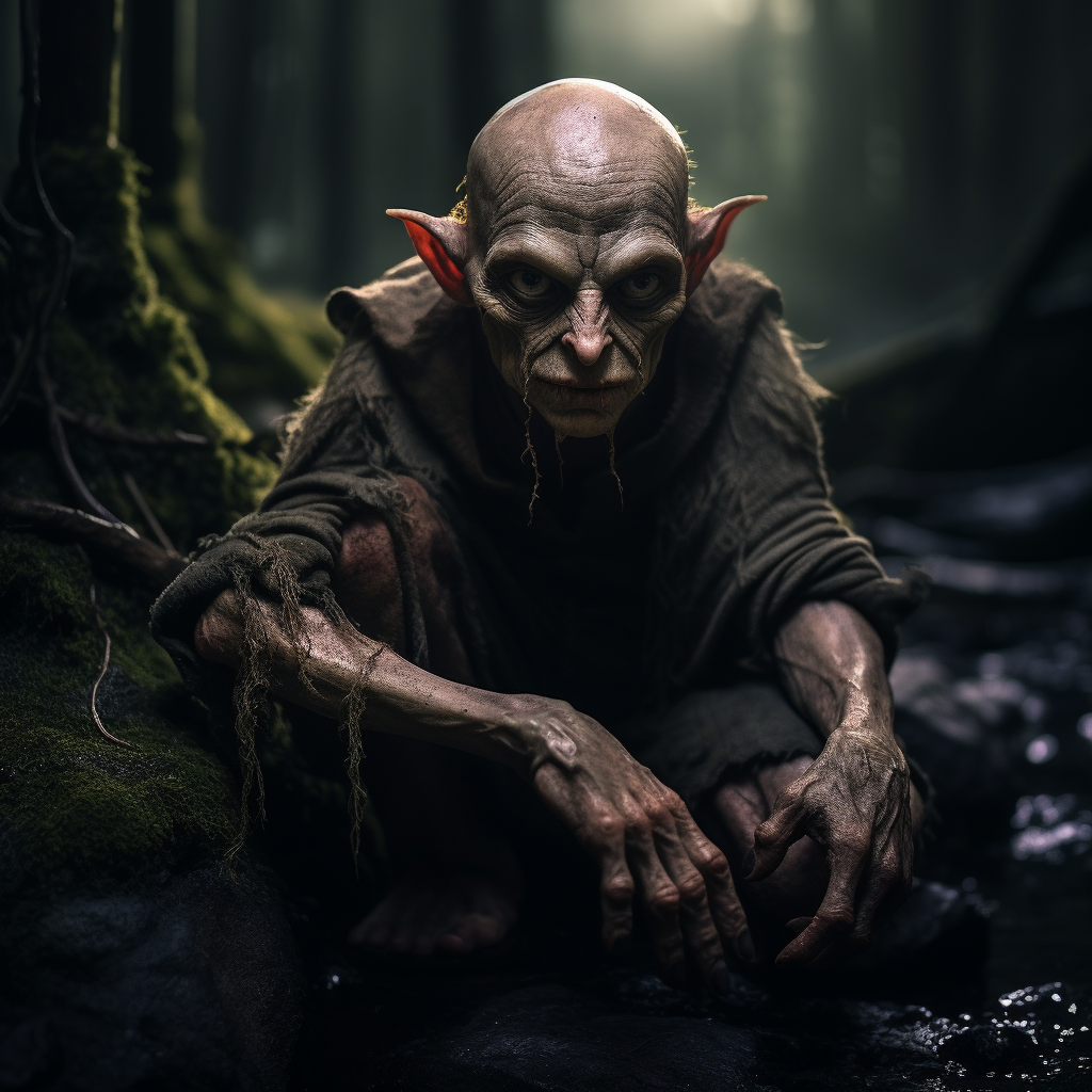 Goblin in Dark Fantasy World