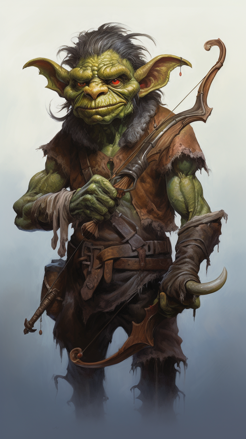 Goblin wielding a crossbow