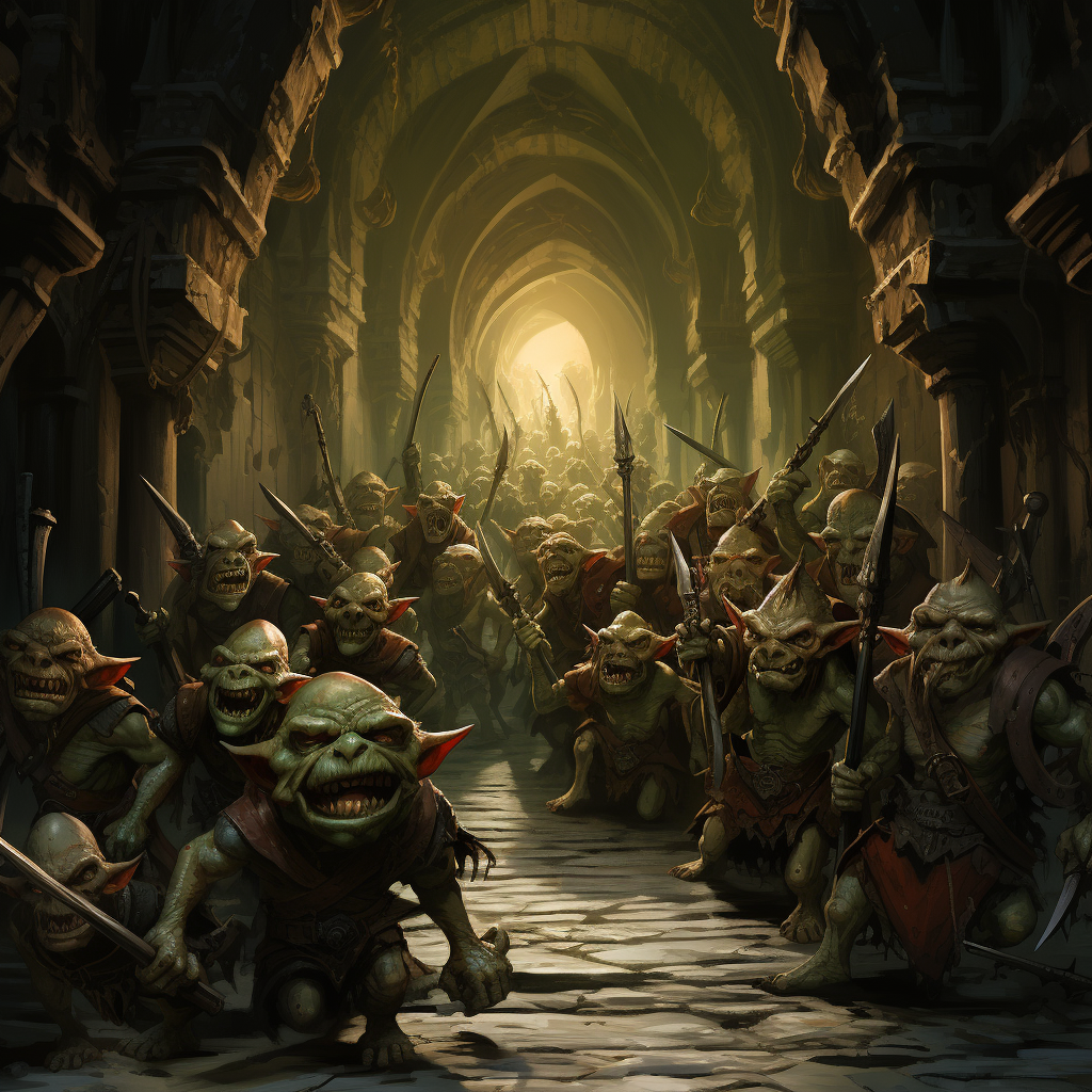 Goblins preparing for the upcoming war