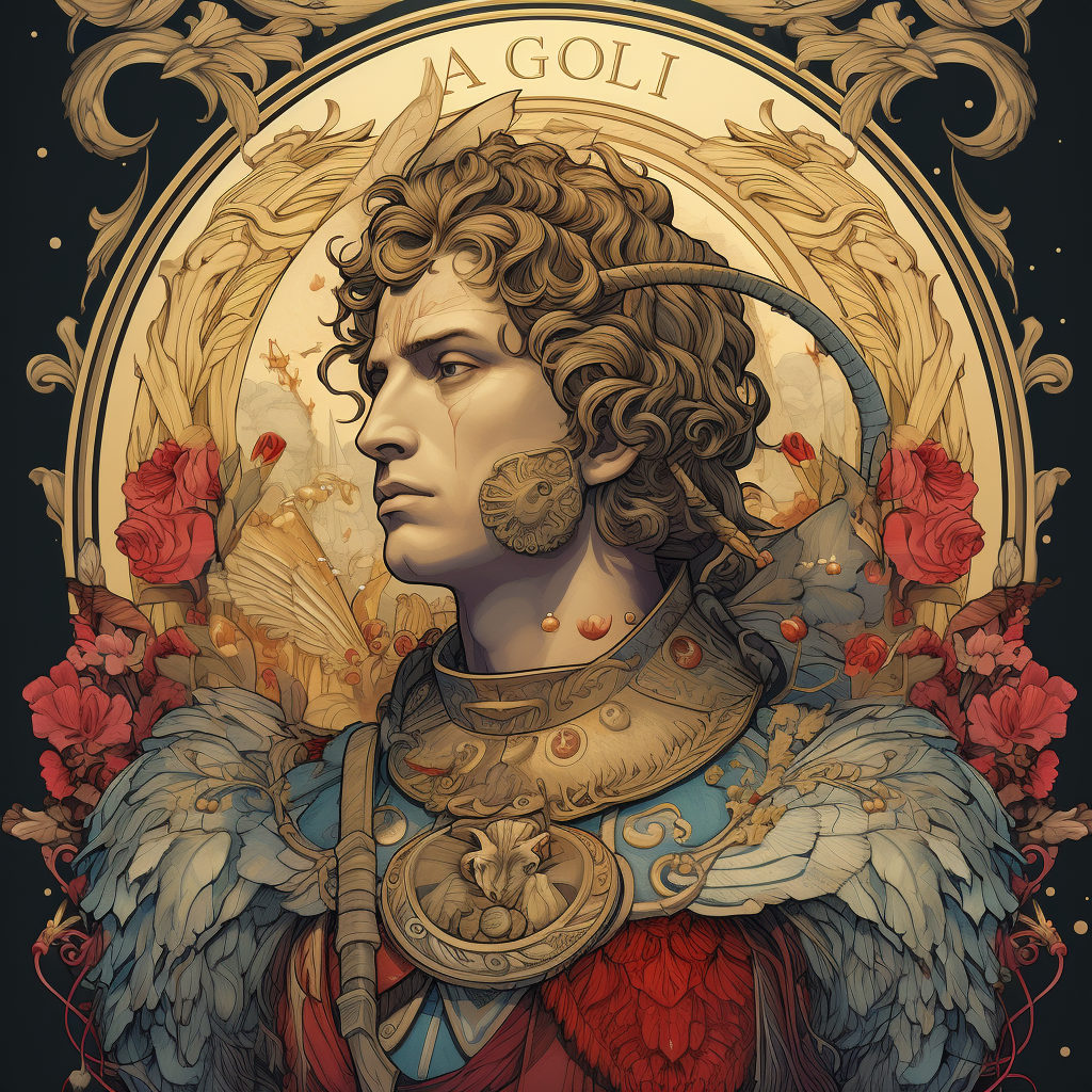 A powerful depiction of the god Apollo