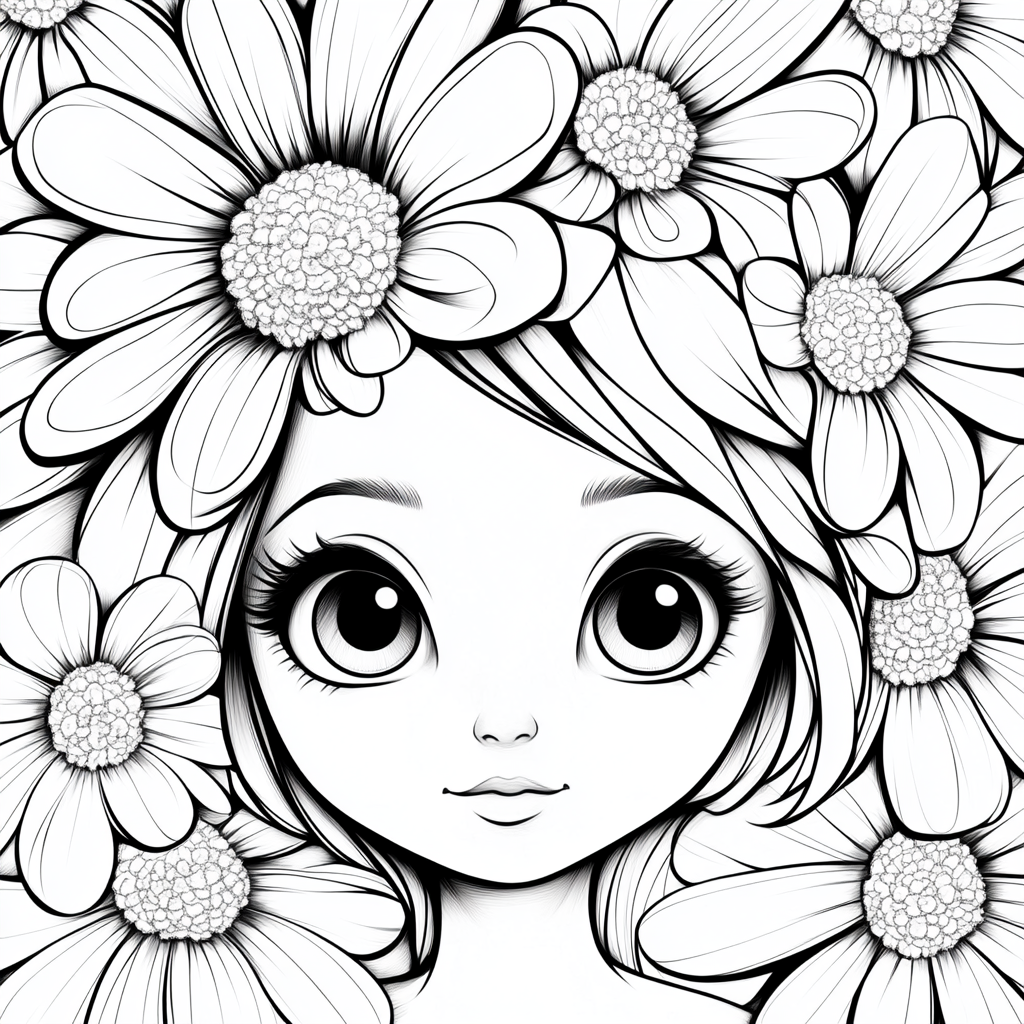 Pixie animation goddess zinnia flower