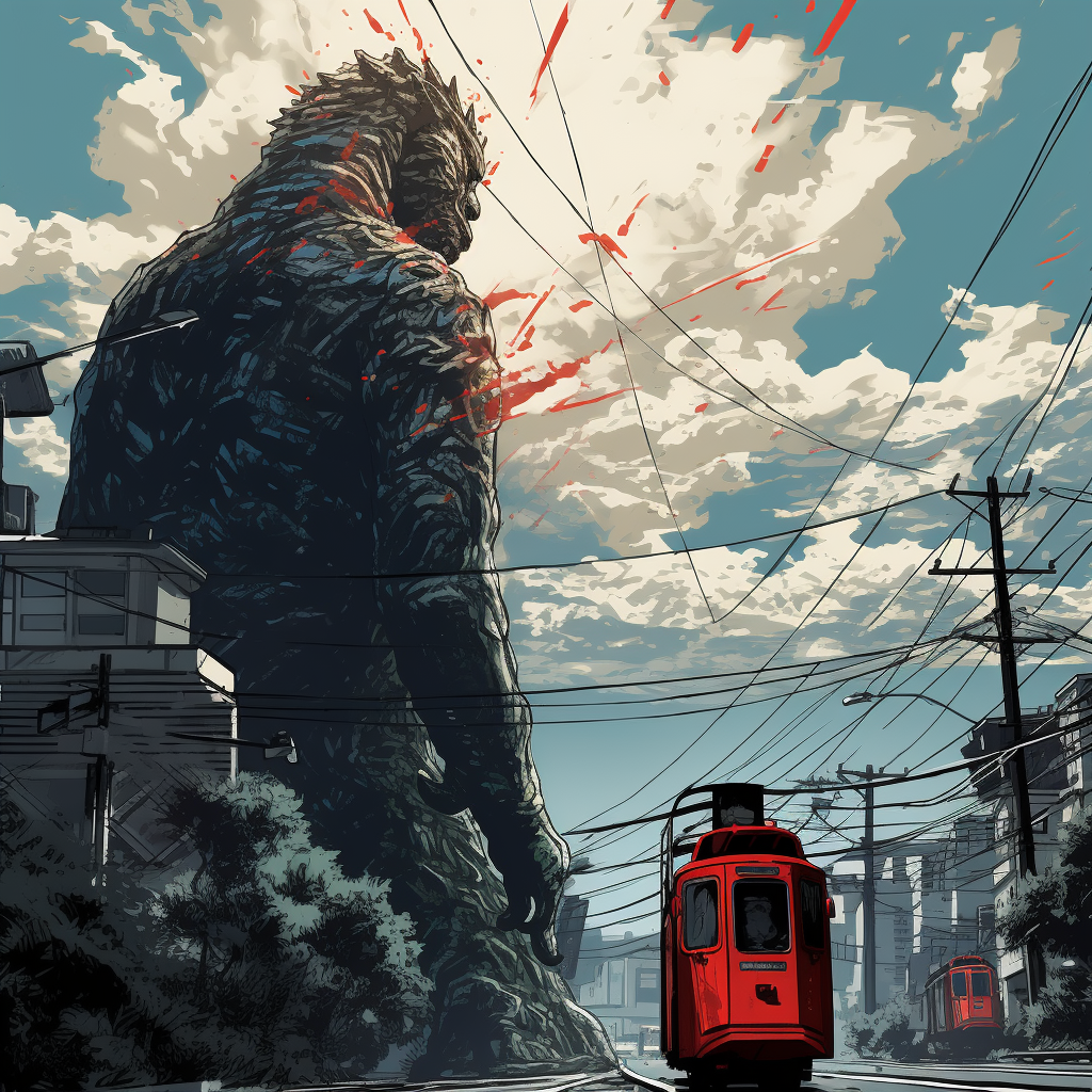 Godzilla contemplating his next move