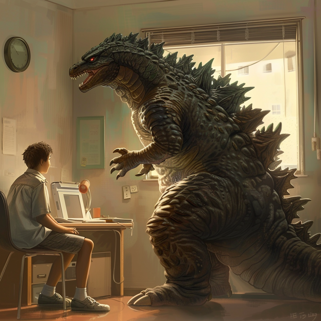 Godzilla therapy childhood trauma session