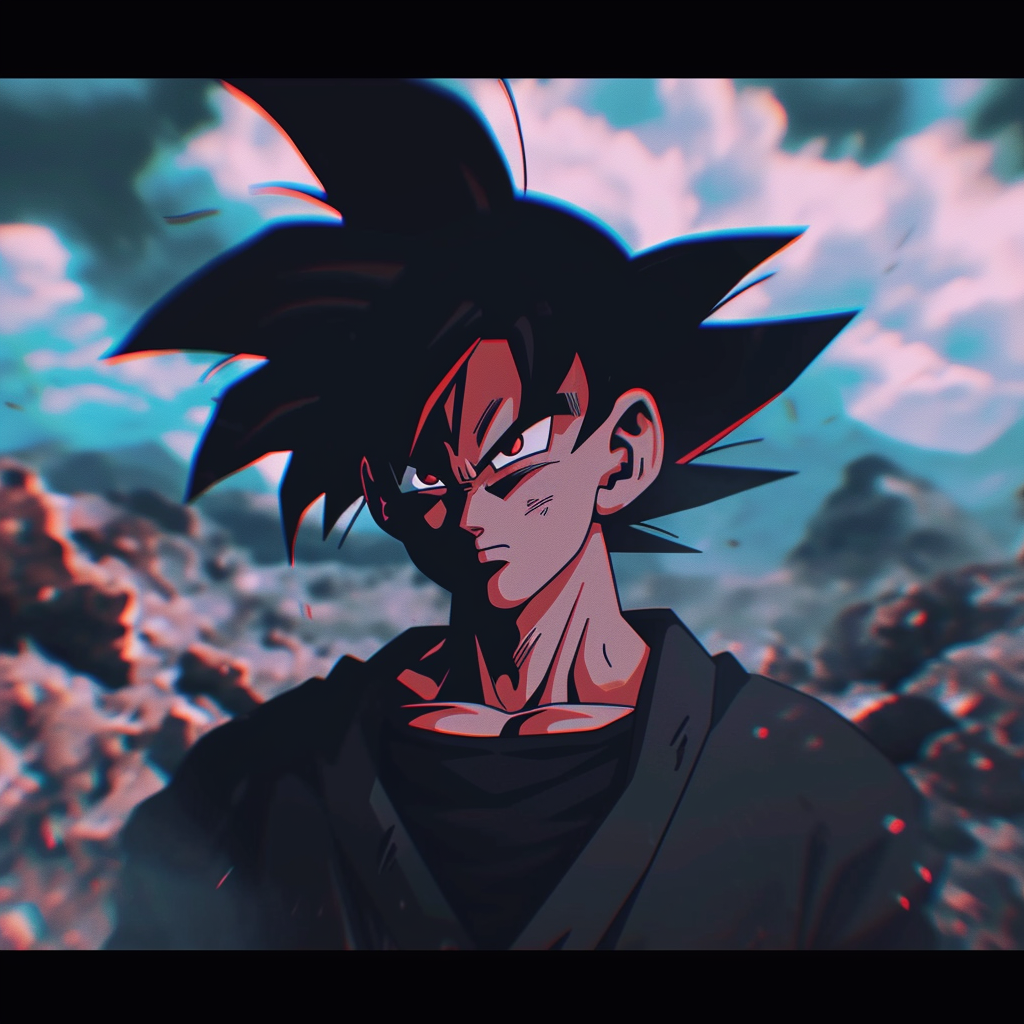 Goku Black Sasuke Retro Animation