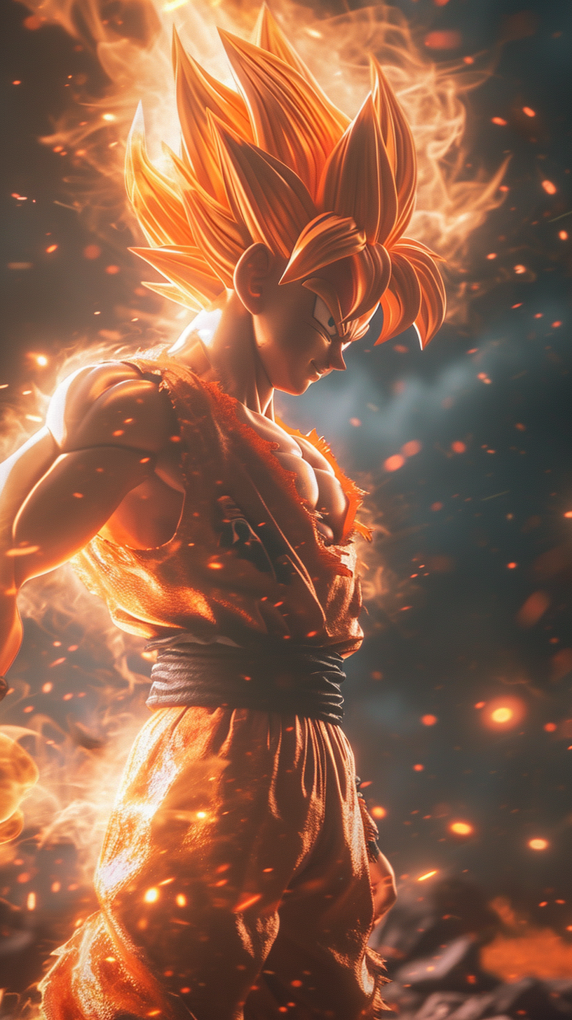 Goku Dark Fantasy Movie Still Frame