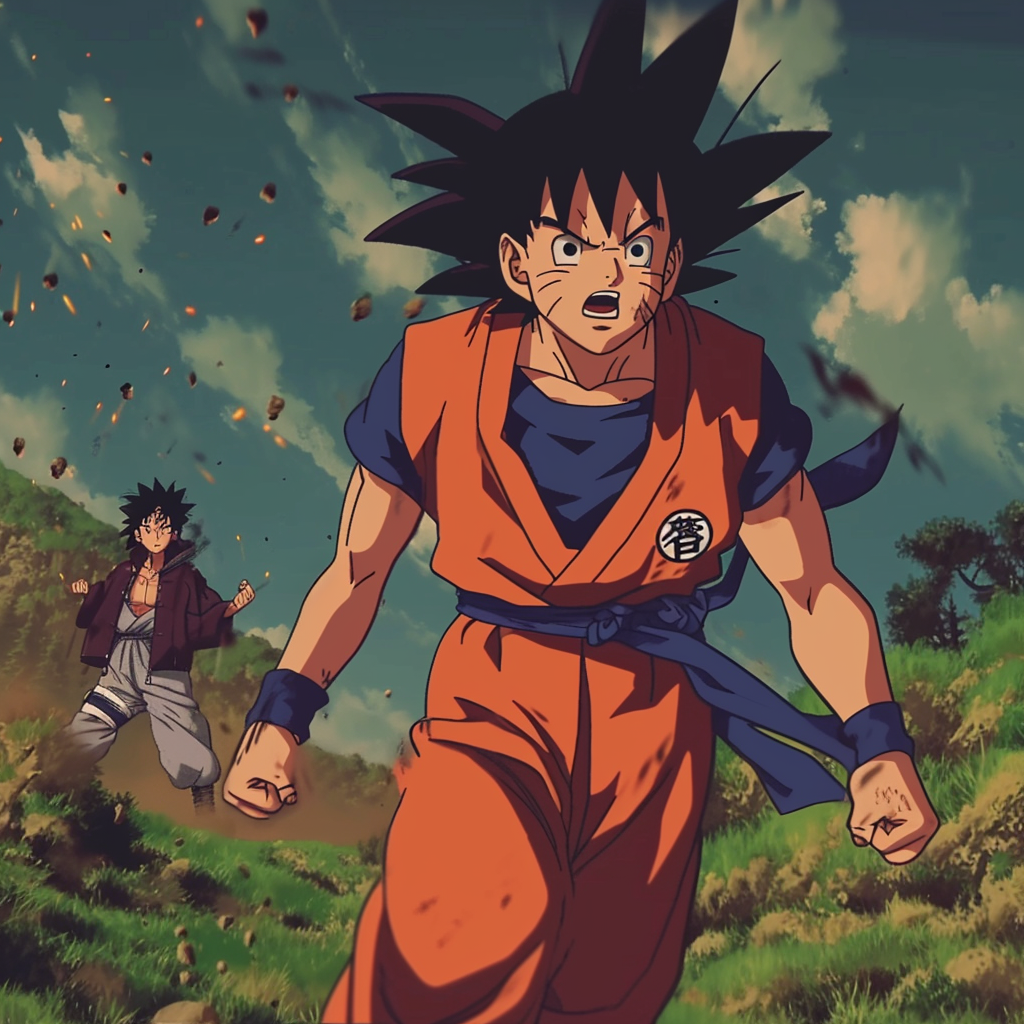 Goku Sasuke Studio Ghibli 80s Screengrab