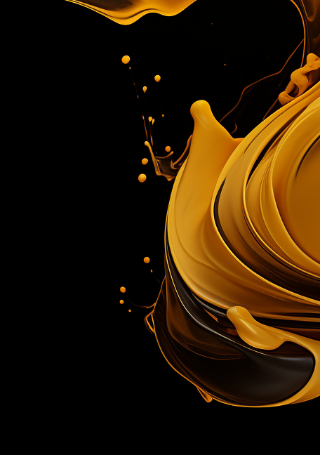 Breathtaking Gold and Black Liquid Vibes