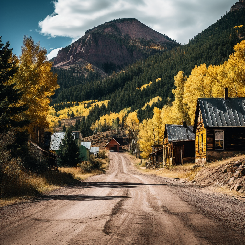 Beautiful scenery on Gold Camp Road