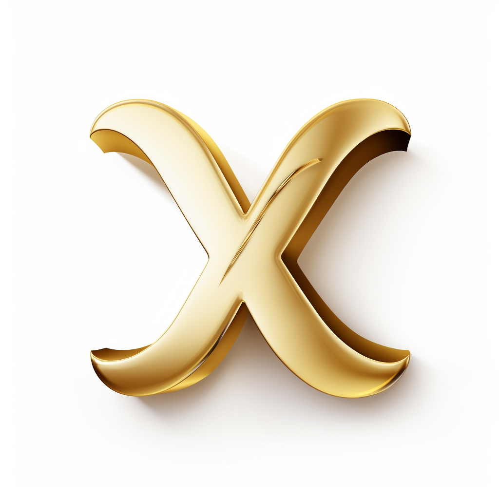 Cartoon-style gold XO bull logo