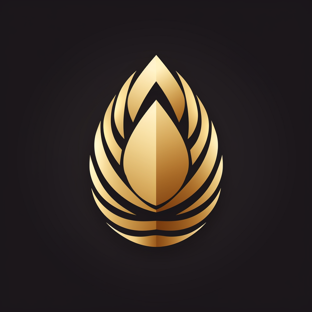 Golden Egg Icon Logo Vector