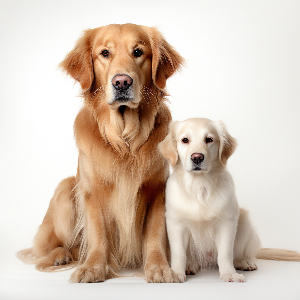 Golden Retriever with Stunning Natural Lighting