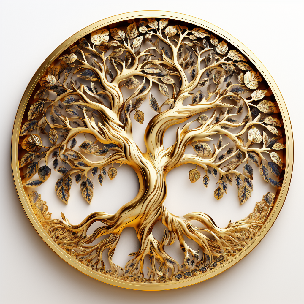 Golden tree of life