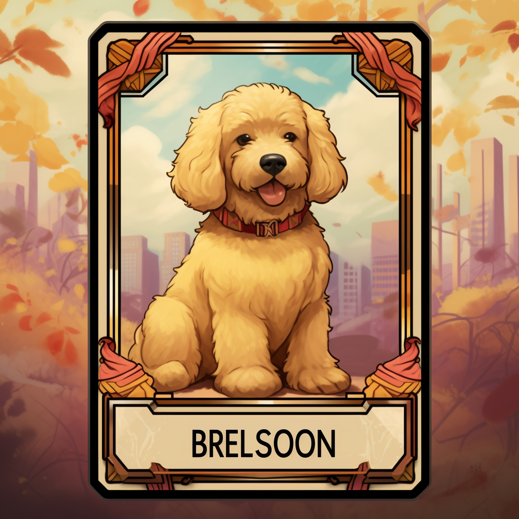 Pokémon Card for Golden Doodle Benson