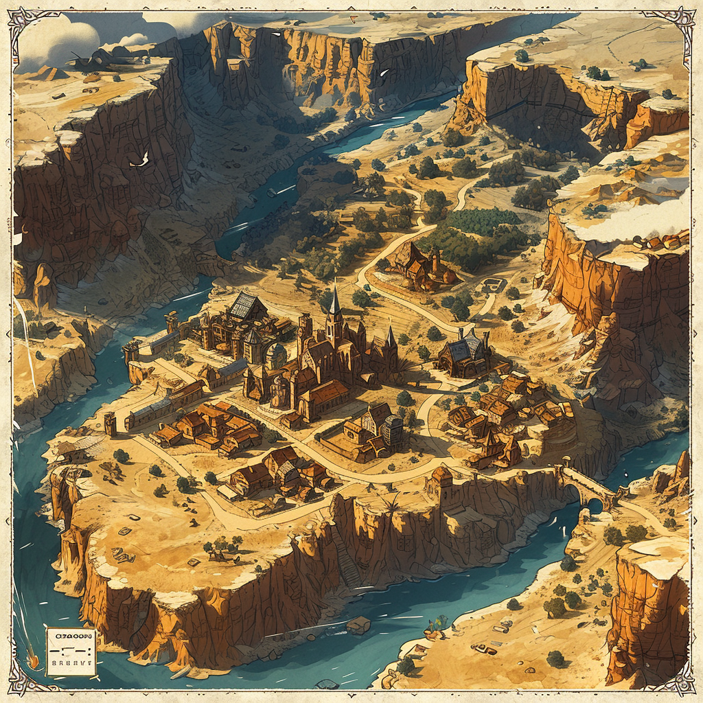 A magnificent view of Goldencross Wild West City