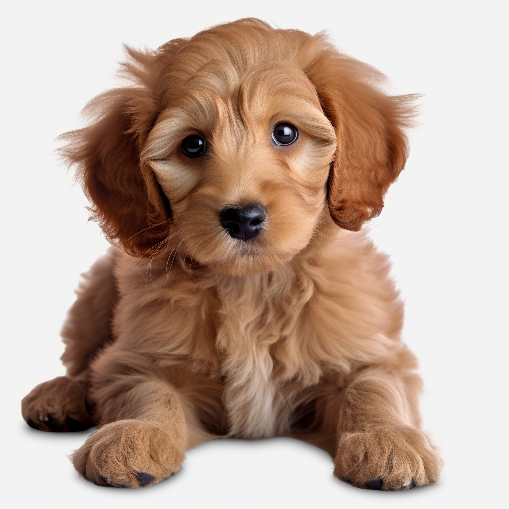 Cute and Affectionate Goldendoodle Puppy