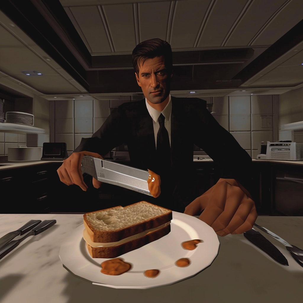 Goldeneye Nintendo 64 Video Game PB&J Simulator