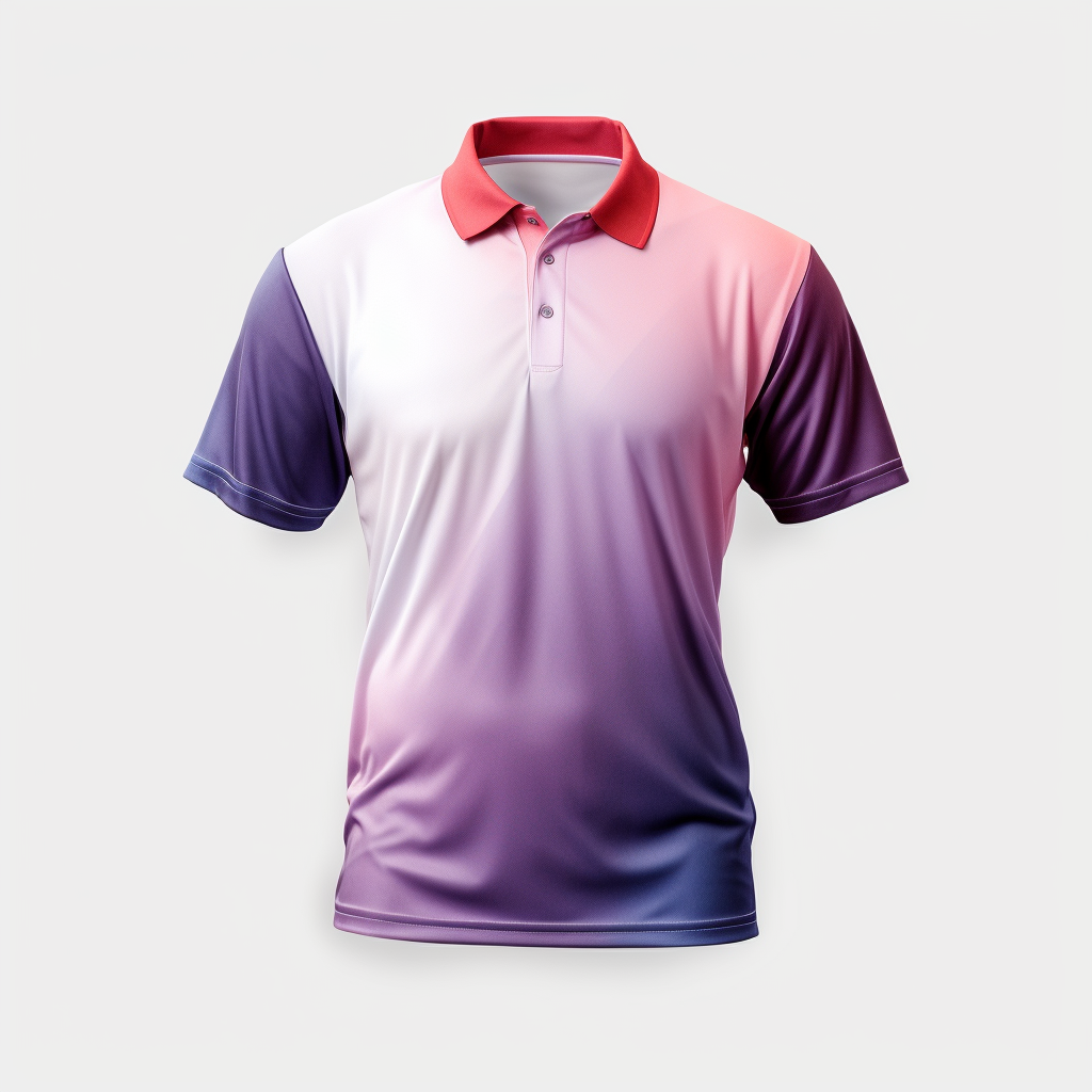 Golf polo shirt design mockup