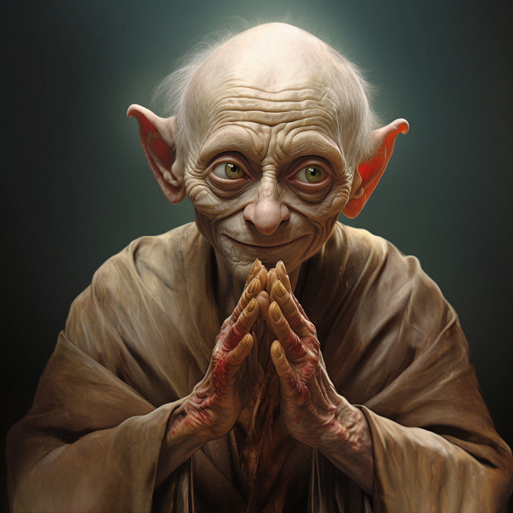 Gollum impersonating the Pope