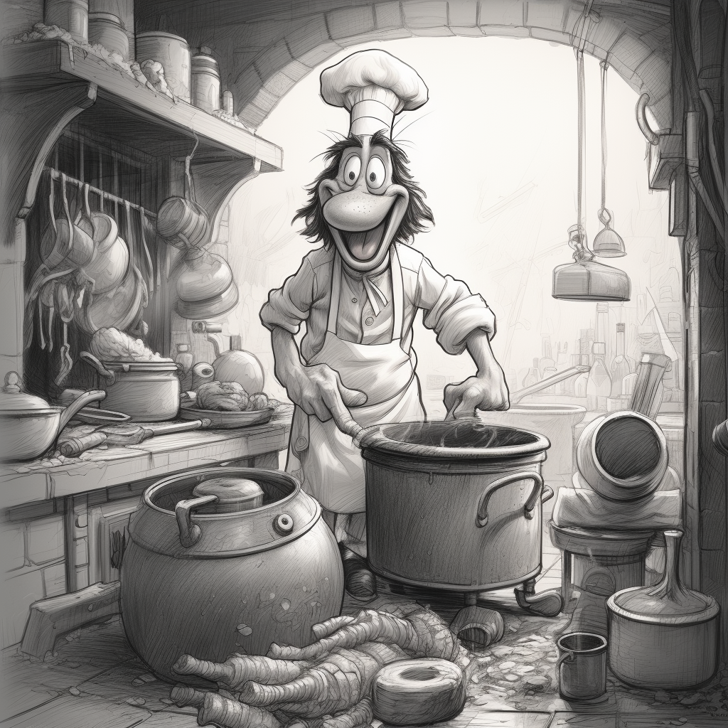 Goofy cooking with The Muppet's Swedish Chef