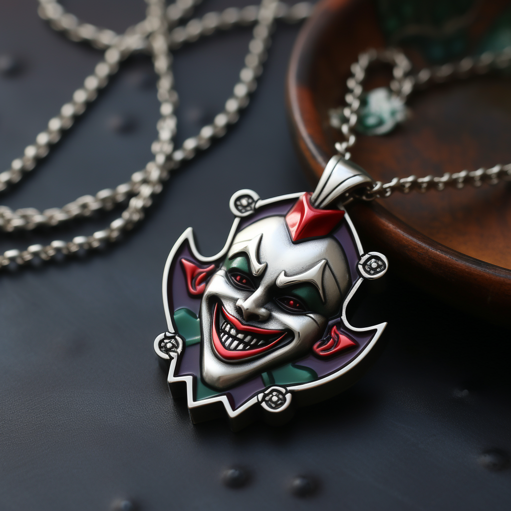 Joker Harley Quinn necklace image