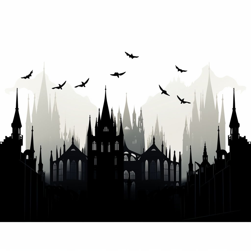 Gothic Building Silhouette