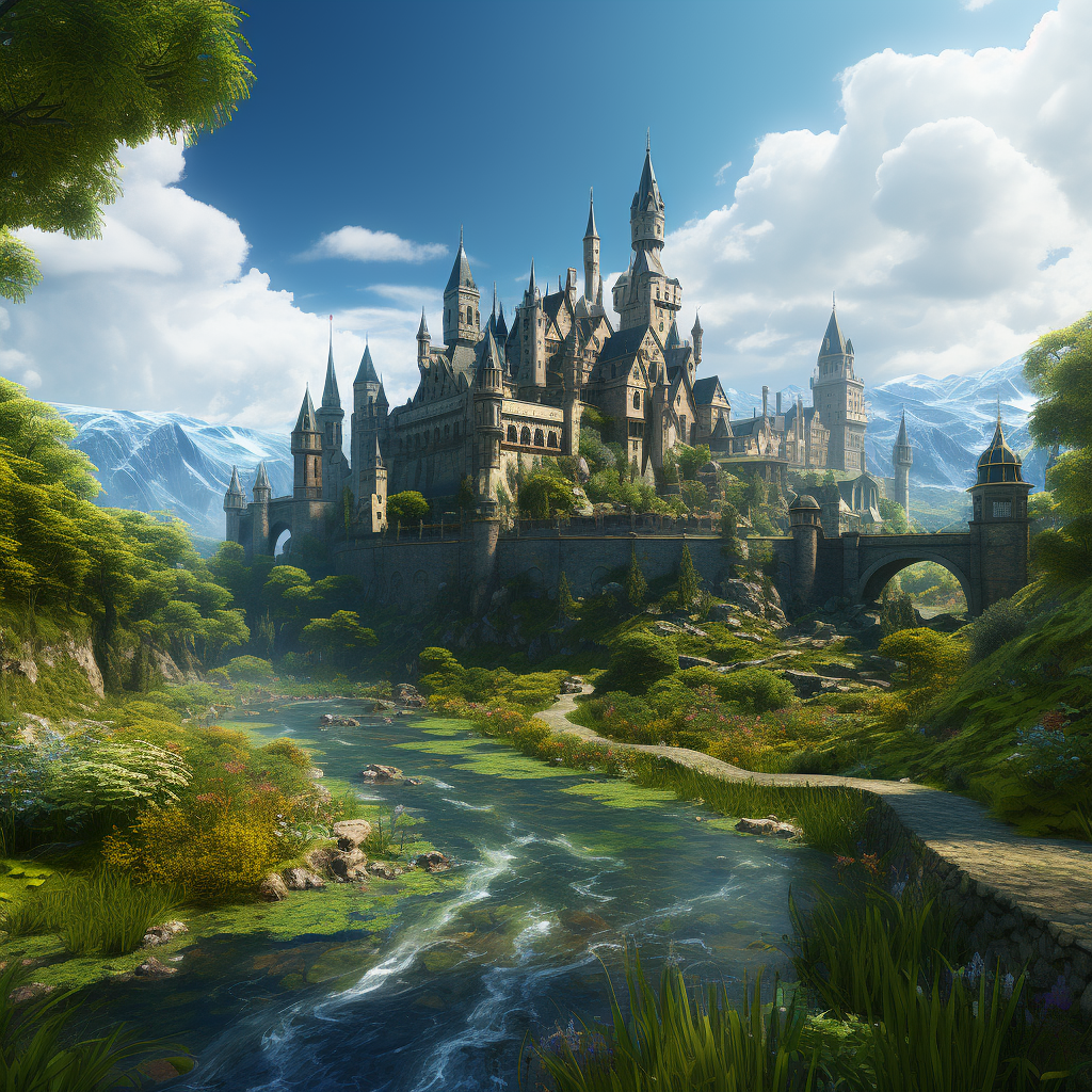 Stunning Gothic Medieval Kingdom Image