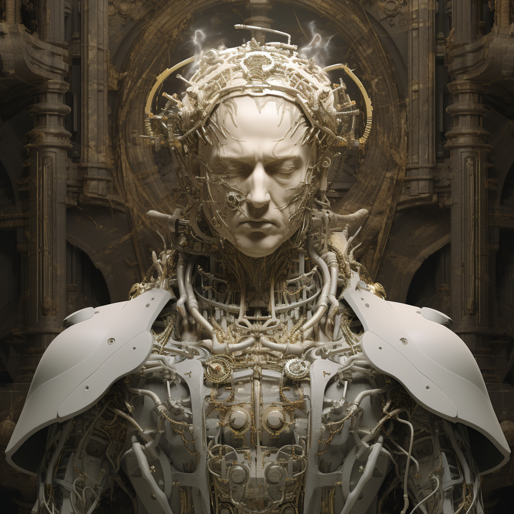 Gothic Renaissance AI God Art