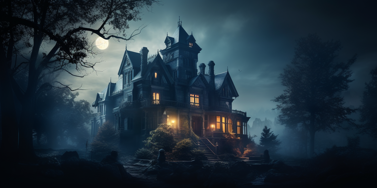 Dark Fantasy Vampire Manor Image