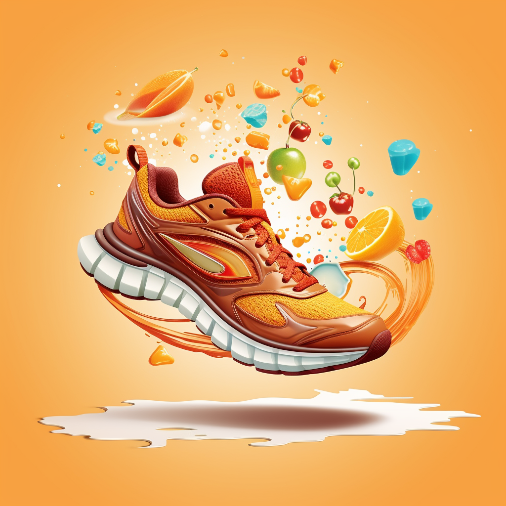 Gourmet Food Running Shoe Image