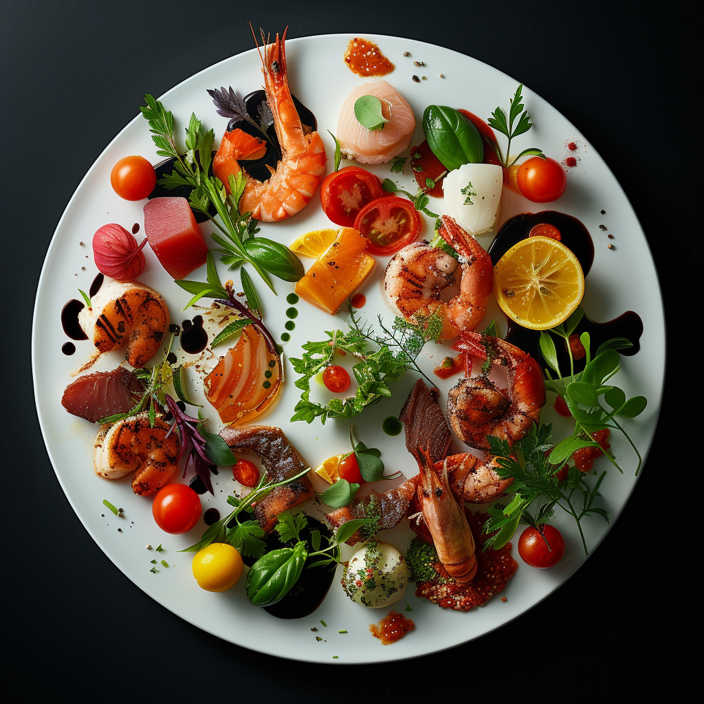 Delicious Gourmet Plate Food Photography