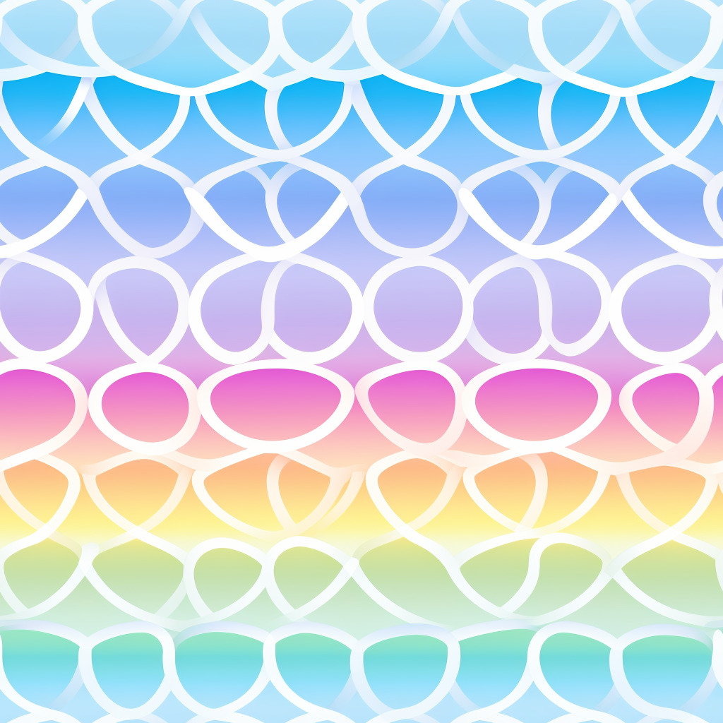 Colorful gradient pattern with white edges