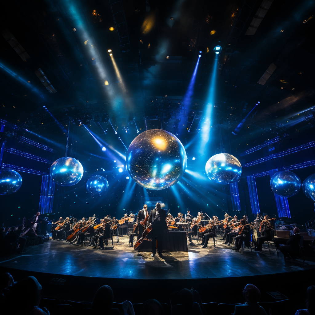 Musical performance at Las Vegas Sphere