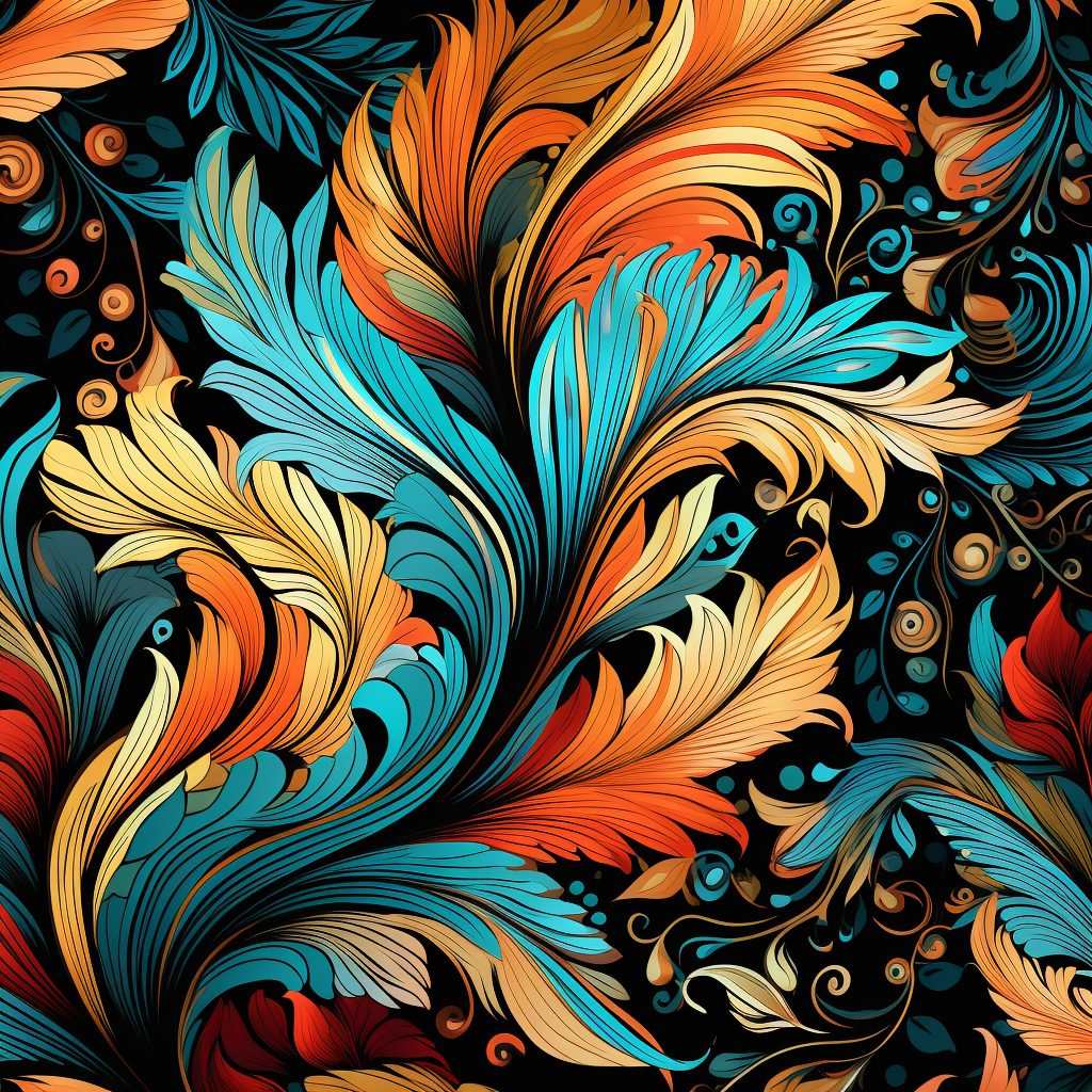 Eye-catching graphic fabric pattern