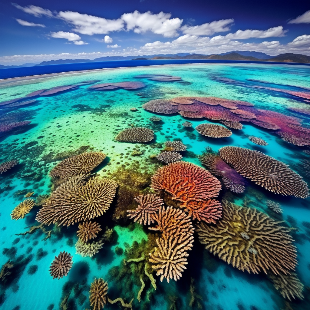 Great Barrier Reef in Multicoloured Profusion