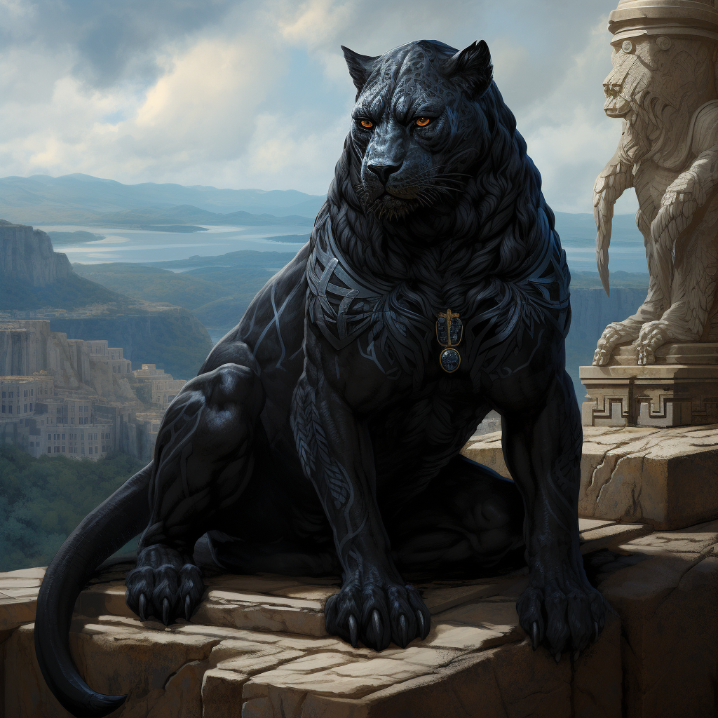 Greek black panther photo