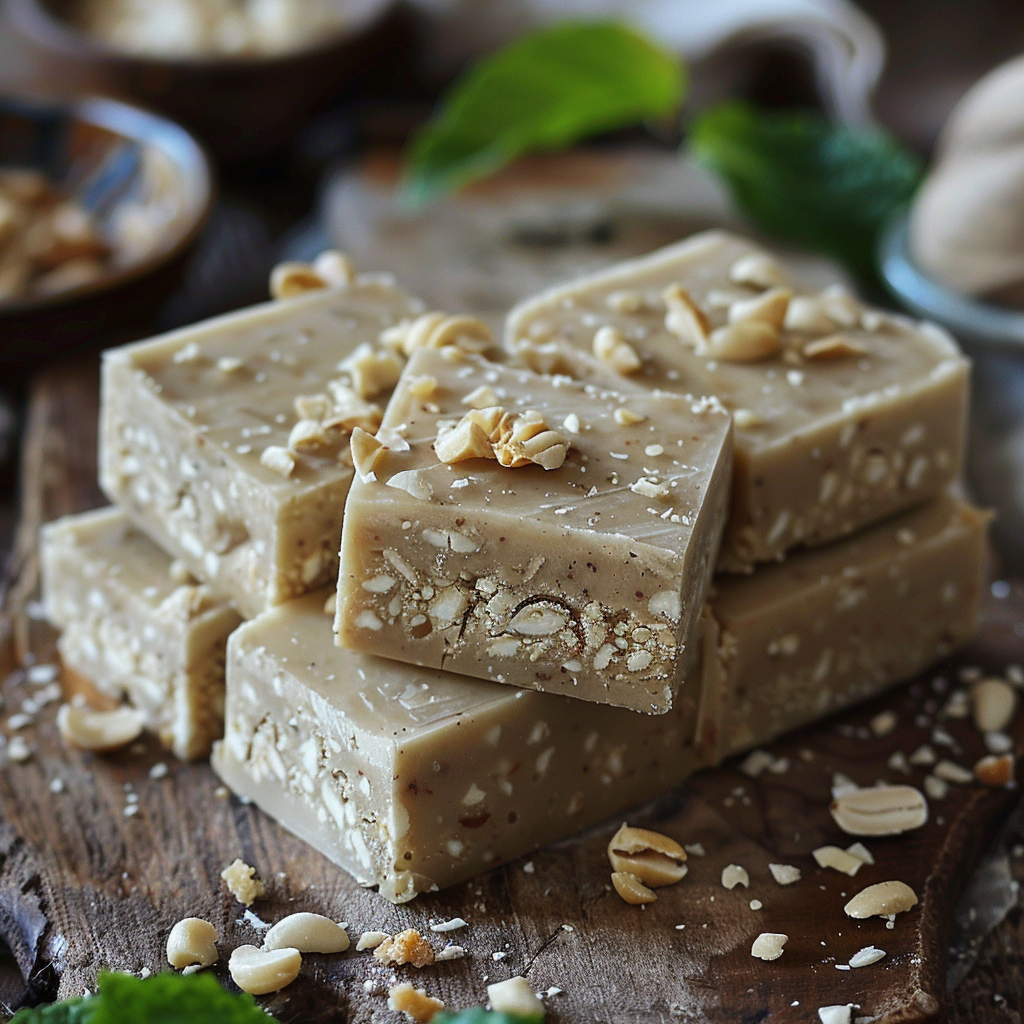 Delicious Greek Halva Dessert with Nuts