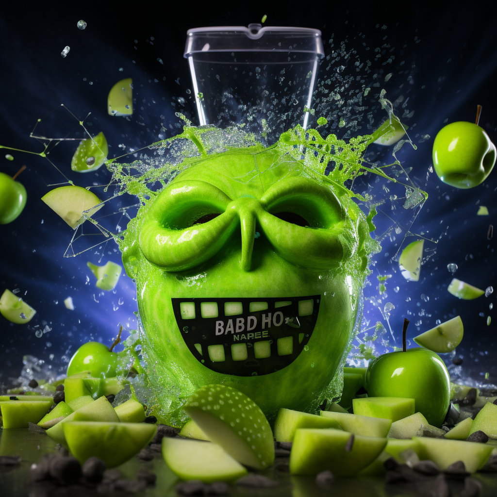 Green apple alien rave at Beatbox Beverages