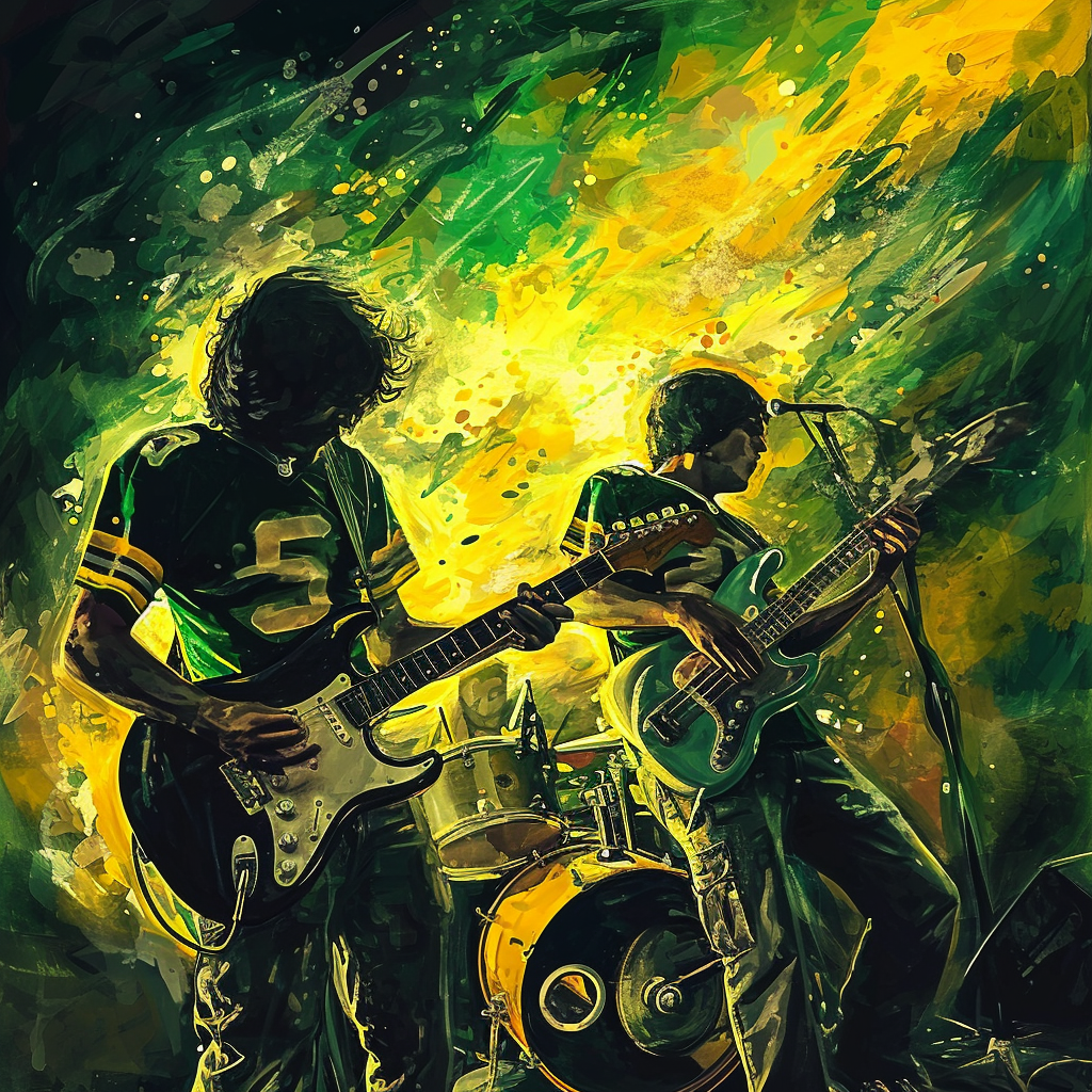 Green Bay Packers rock band photo